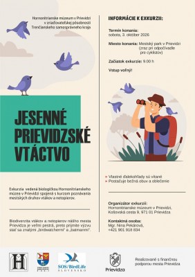 Jesenné prievidzské vtáctvo