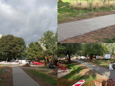Obnova vnútrobloku na Zapotôčkach pokračuje: Prievidza buduje nový spojovací chodník