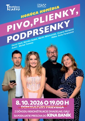 PIVO, PLIENKY, PODPRSENKY