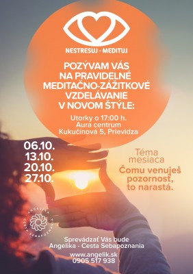 Októbrové meditačno-zážitkové vzdelávanie