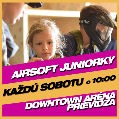 Airsoft Juniorky o 10:00 - každú sobotu !