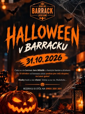 Halloween v Barracku 2026🎃