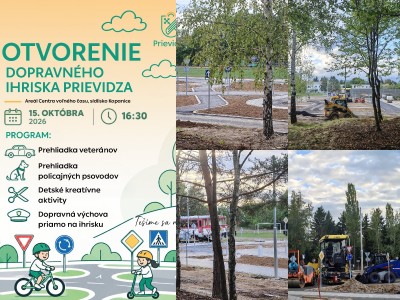 Prievidza otvorí nové dopravné ihrisko už 15. októbra. Obnovený ovál poslúži aj korčuliarom