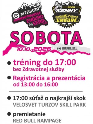 Finále KENNY Slovenského pohára v endure a MTBIKER Hornonitrianskej enduro série 2026
