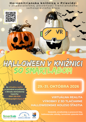 Halloween v knižnici so SmartLabom