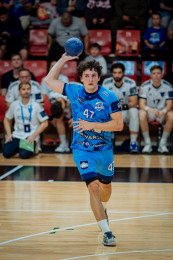 Foto: Hádzanári HK Bojnice pri historickej európskej premiére viedli, napokon rakúskemu majstrovi podľahli 27:31 38