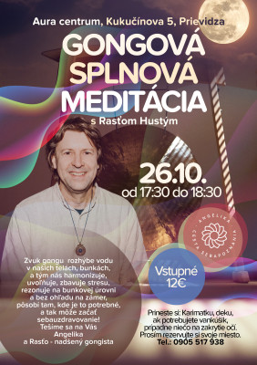 Gongová splnová meditácia s Rasťom Hustým
