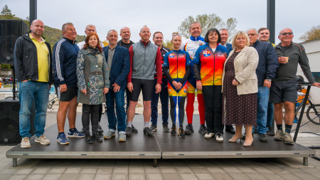 FOTO: Otvorili cyklotrasu Partizánske – Chalmová, miestnou časťou Bystričian v okrese Prievidza. Cyklistom pribudlo vyše 10 kilometrov 43