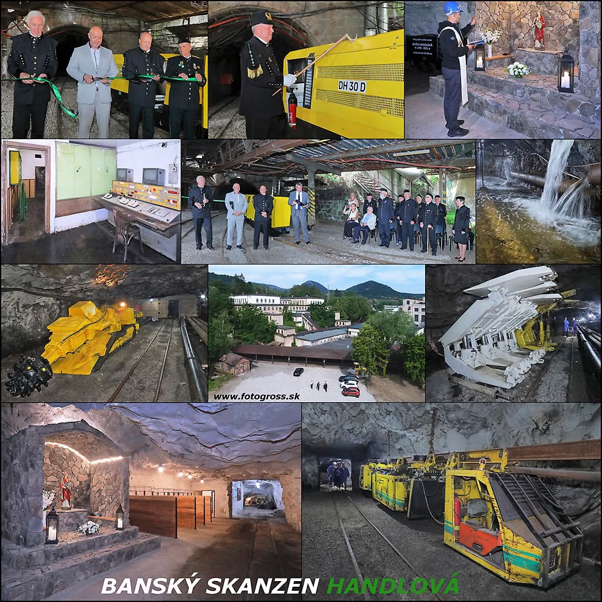 Hornonitriansky banský skanzen Handlová